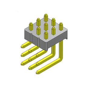 P/H2.54mm 三排排針 PHB301